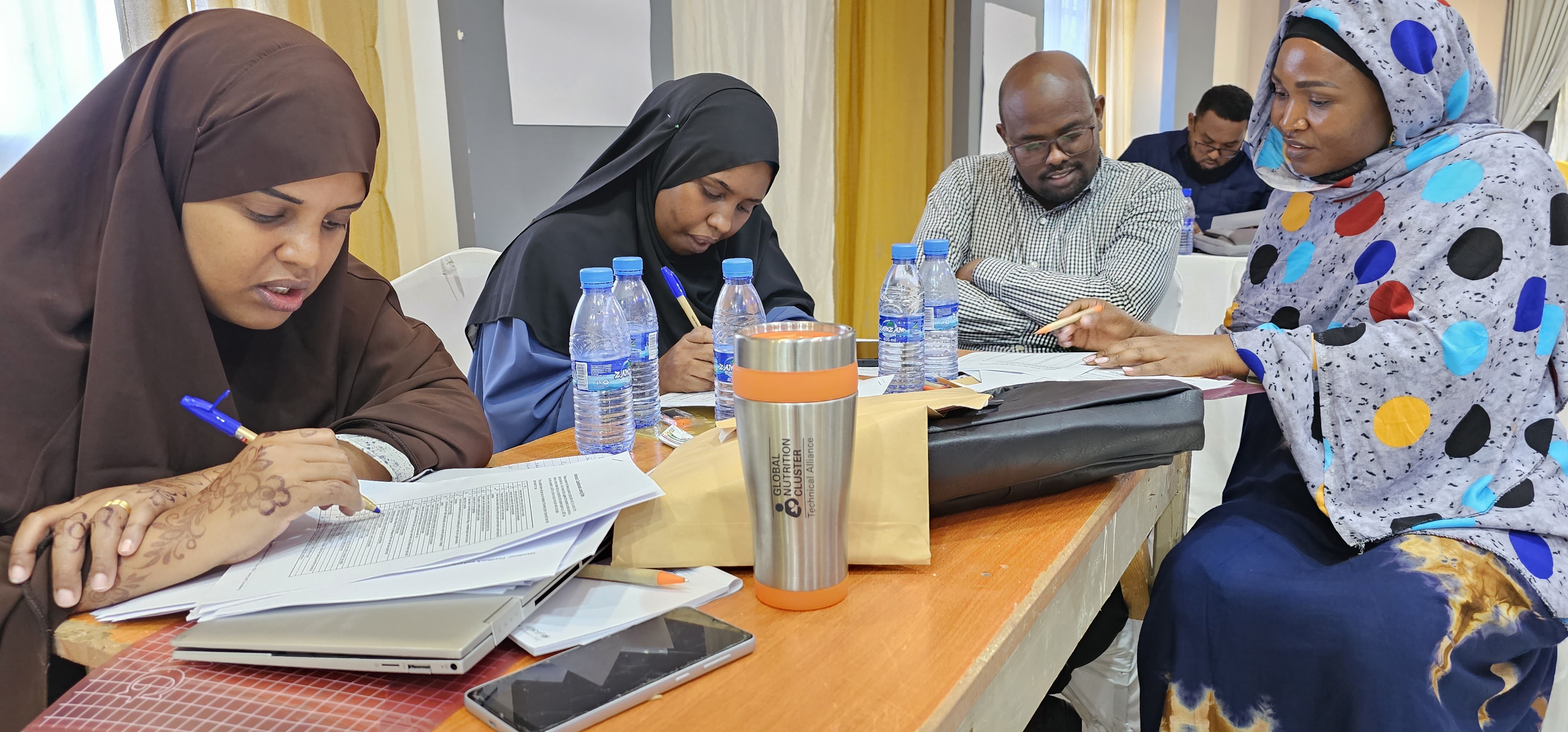 Martha, our CMAM Advisor from Uganda, providing a Training of Trainers in Somalia