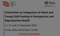 IYCF-E Orientation Report 