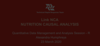 Quantitative Data Management and Analysis presentation