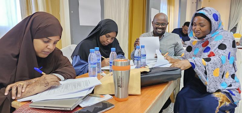 GNCs Martha Nakakande delivering a ToT in Somalia